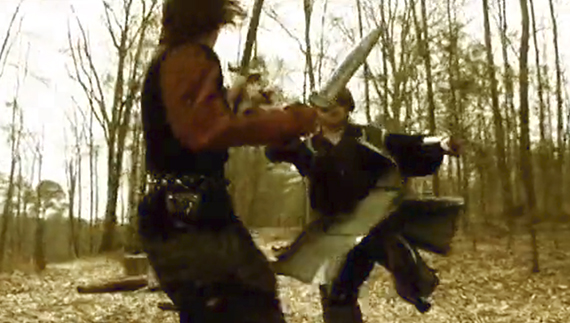 LARP Forest Battle