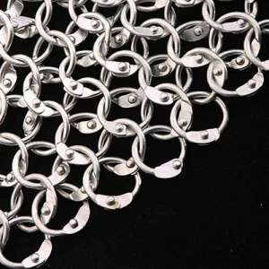 Mail Armor Coif, Riveted Aluminum