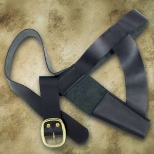 Brown Bess Waist Belt With Frog