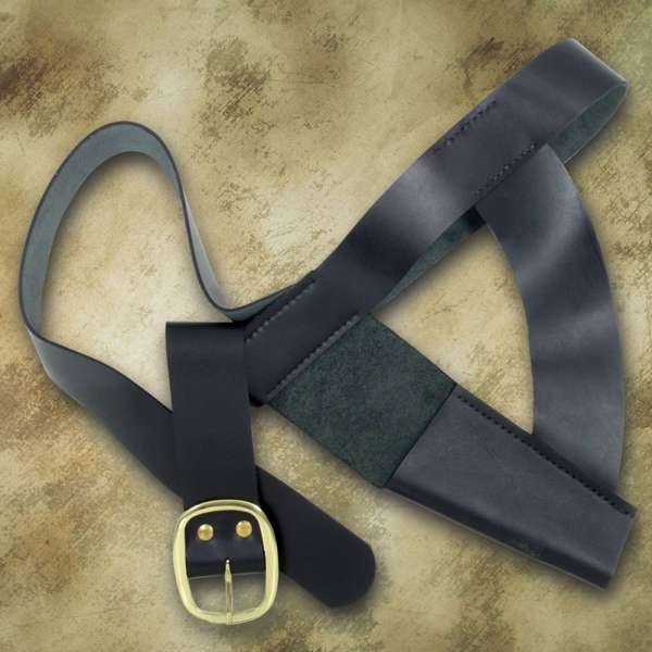 Brown Bess Waist Belt With Frog