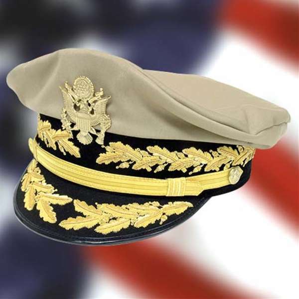 US WWII Generals Crush Cap