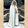 Snow Queen Faux Fur Hooded Cape - Image 2