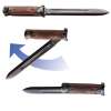 WWII Beretta 38A Folding Bayonet - Image 2