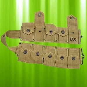 US Marked Garand Cartridge Belt