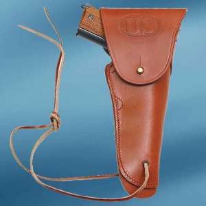 US WWII Issue .45 Hip Holster Brown