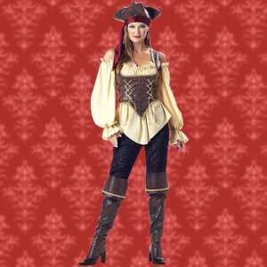 Rustic Pirate Lady Complete Costume