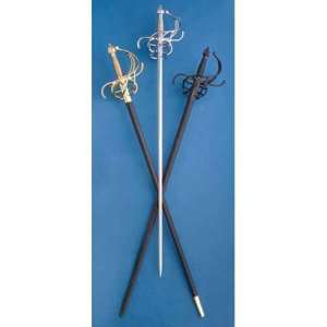 Swept Hilt Rapier-Brass Basket