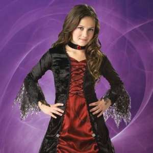 Gothic Vampira Girl's Costume