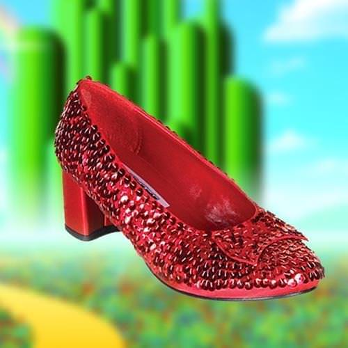 Amazon.com: Ellie Shoes Judy Costume Shoes Dorothy's Red Ruby Slippers Size  9 : Clothing, Shoes & Jewelry