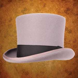 Victorian Top Hat - Grey