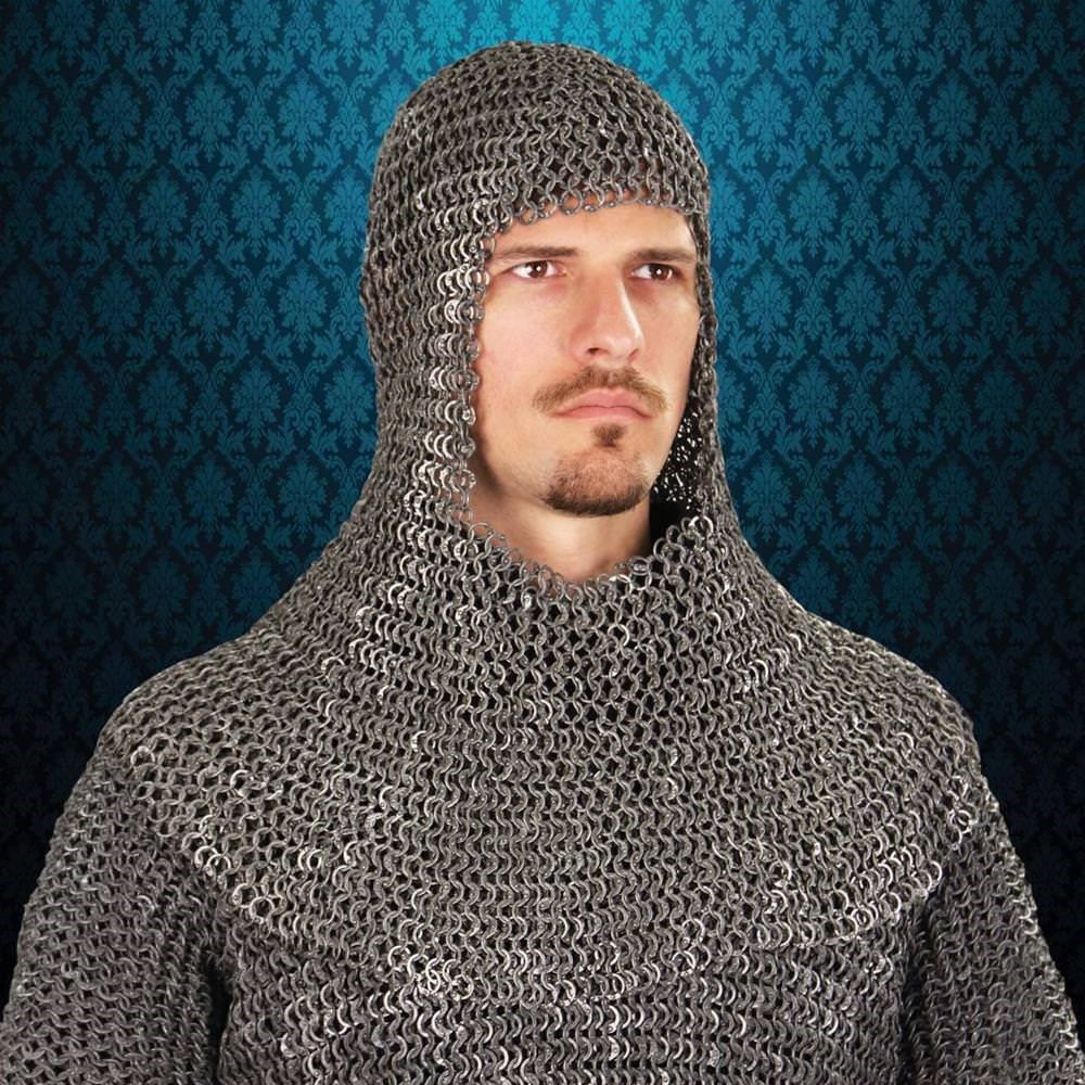 Riveted Steel Mail Coif - Irongate Armory