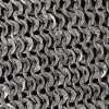 Mail Armor Coif, Riveted Darkened Aluminum - Image 2