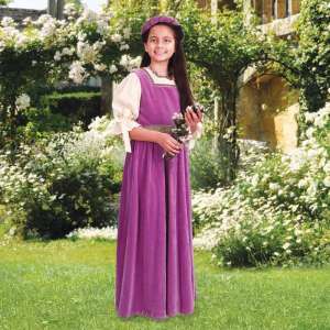 Maiden Girls Overdress w/ Circlet Crown