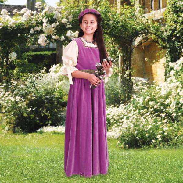 Maiden Girls Overdress w/ Circlet Crown