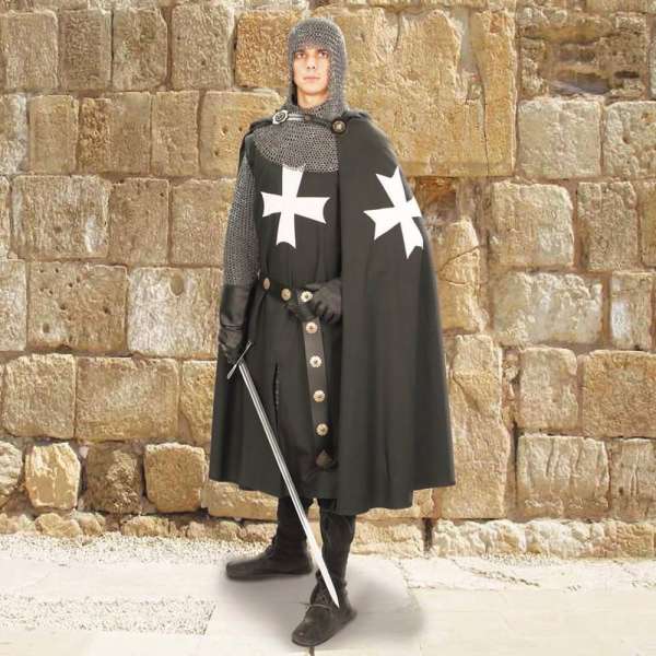 Hospitaller Hooded Cape