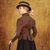 Winchester Brown Corset Coat - Image 3