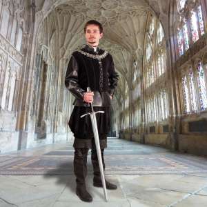 Duke of Suffolk Faux Leather Doublet