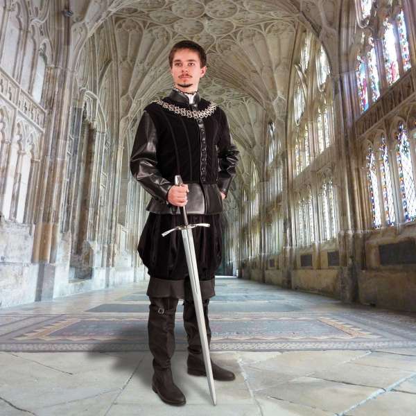 Duke of Suffolk Faux Leather Doublet