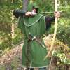 Huntingdon Green Over Tunic with Hood - Image 4