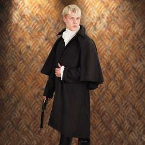 Baker Street Coat Charcoal Grey