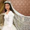 Renaissance Wedding Gown & Veil - Image 3