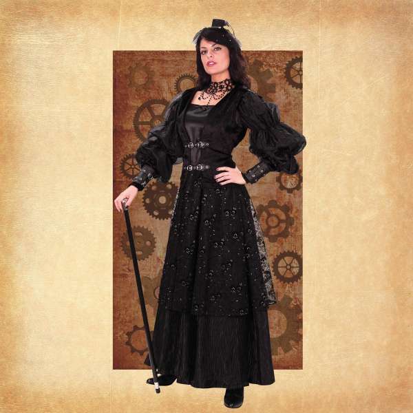 Empire Woman's Steampunk Gown
