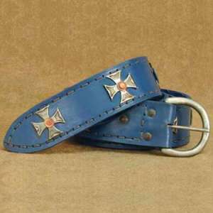 Blue Medieval Long Belt
