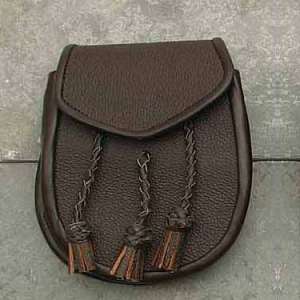 Brown Sporran w/ Braided