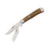 Chuckwagon Pocket Knife with Zebra Wood Handles - Image 2