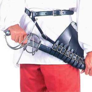 Left Handed Leather Rapier Carrier