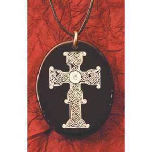 Onyx Cross Pendant