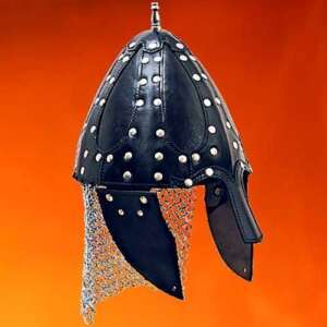 Dark Age Helm W/Mail On Back
