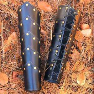 Leather Swordsman Greaves