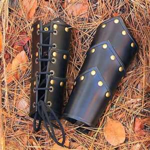 Leather Swordsman Vambraces