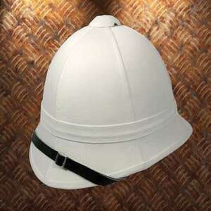 Classic White Pith Helmet