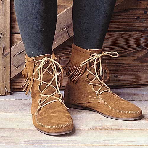 Low Boots with Fringe | Windlass 