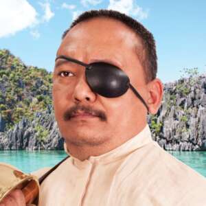 Leather Eye Patch - Left Eye