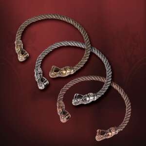 Viking Dragon Torque Necklace