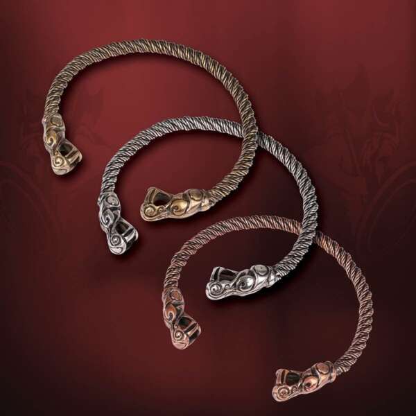 Viking Dragon Torque Necklace