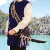 The Corsair Cutlass Barbary Pirate Sword with Leather Scabbard - Image 6
