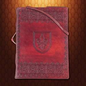 Fleur de Lis Leather Journal