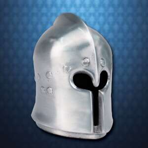 Mini Metal Barbute Helmet