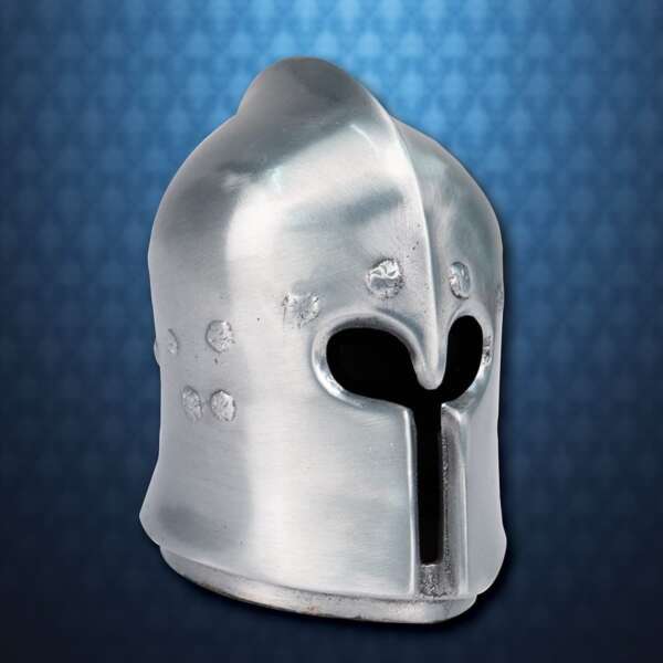 Mini Metal Barbute Helmet