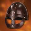 Leather Vendel Viking Helmet - Image 2