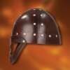 Leather Vendel Viking Helmet - Image 3