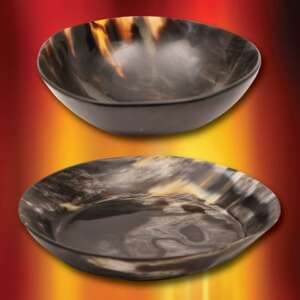 Horn Plate & Bowl Set