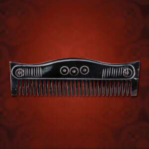 Darkened Horn Viking Comb
