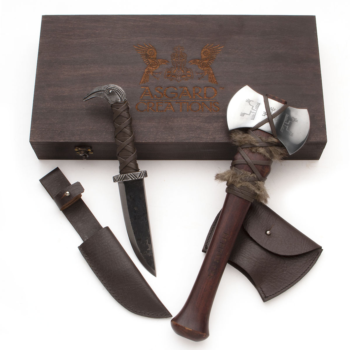 Asgard Creations Axe & Knife Boxed Set